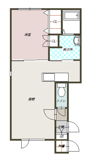 Ｓｏｕｔｈ　Ｇｒａｃｅ２０１間取図