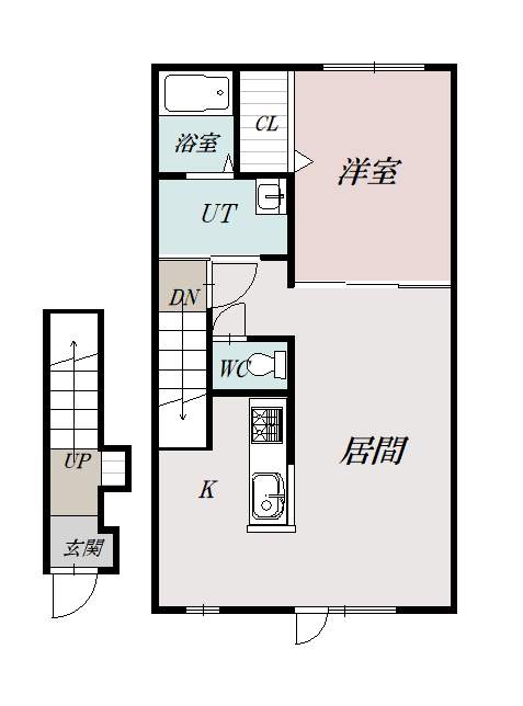 富央２０３間取図