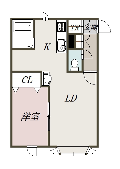 フィールＡ１０３間取図