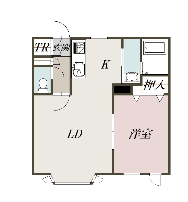 フィールＡ１０５間取図