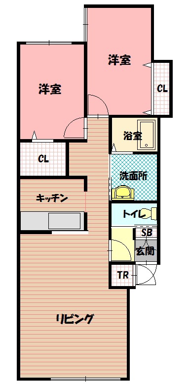 ａｔｅｅｎａ１１．２１Ｂ１０３間取図