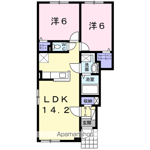 ティエラ101間取図