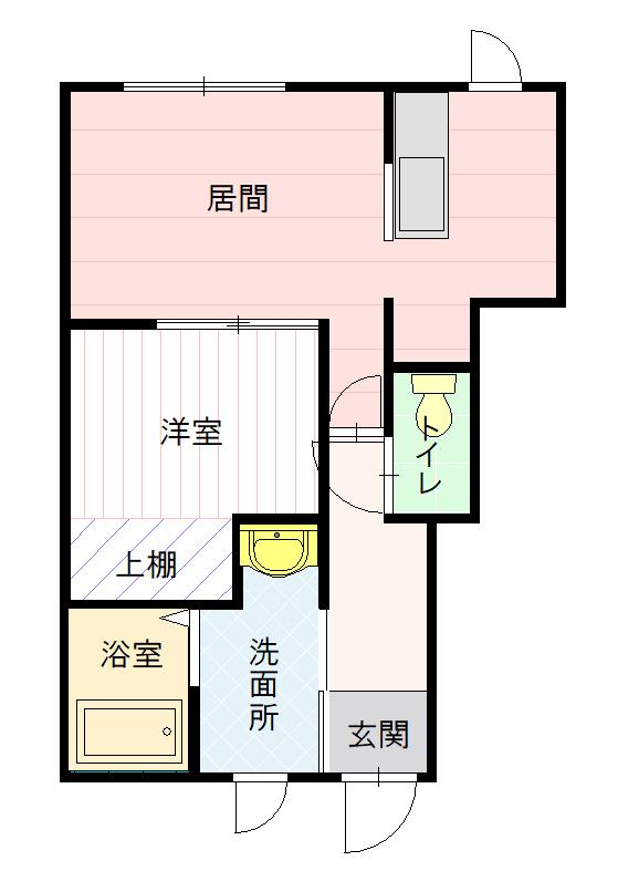 レトアはるにれ１０２間取図