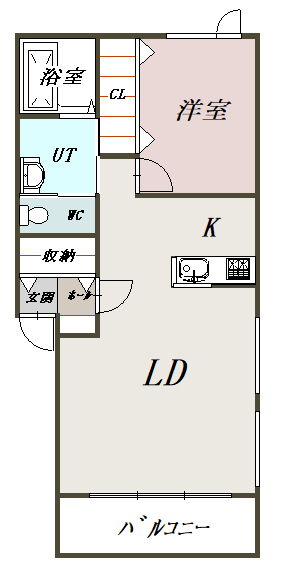 ＧＲＡＮ　ＴＥＲＲＡＣＥ　３２６Ａ１０２間取図