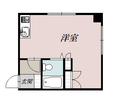 コーポリラ302間取図