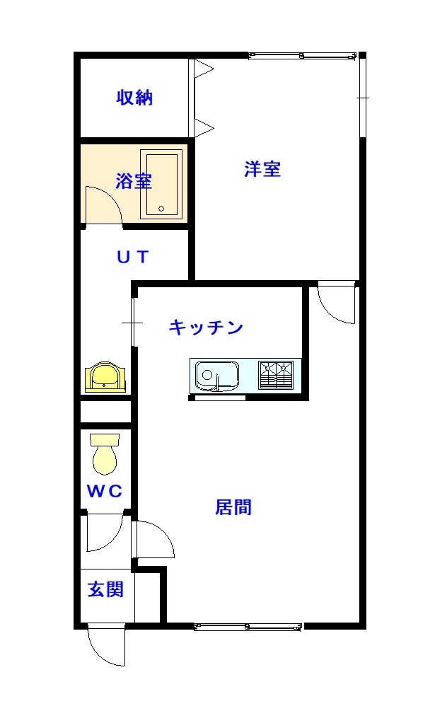 ＭＳ　Ｂ．Ｂｌｏｏｄ２０２間取図