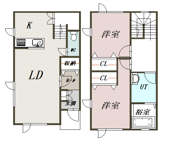 Ｄ・セキュアＡ間取図