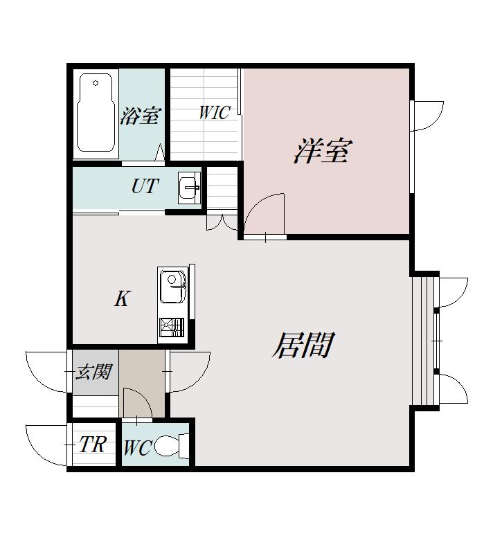 ラルジュ２０２間取図