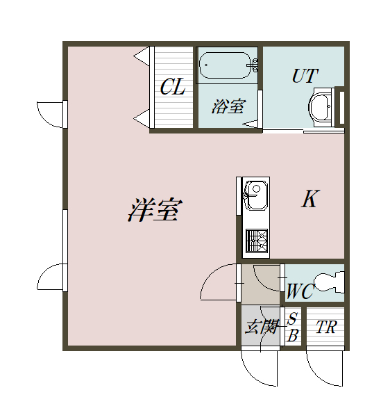 ポラリスⅡ２０１間取図