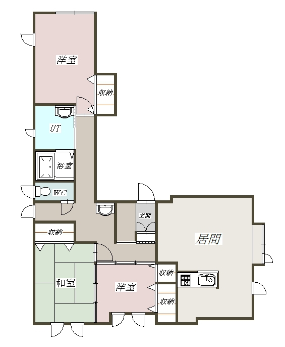 コロポックル１０１間取図