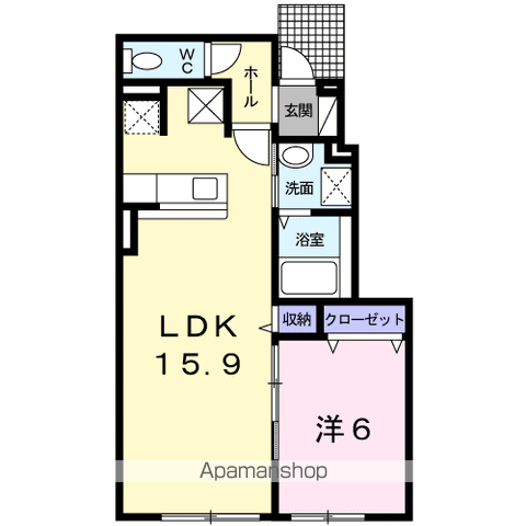 ラ・ルナ102間取図