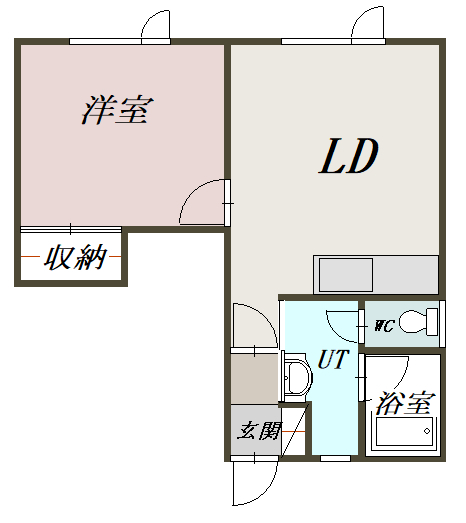 Ｋ．ＡＰ202間取図