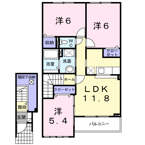 アニメート２０２間取図
