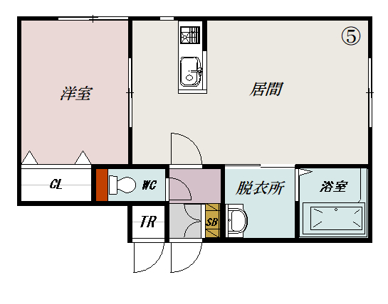 Ｌａ　ｃｌａｉｒ２３１０５間取図