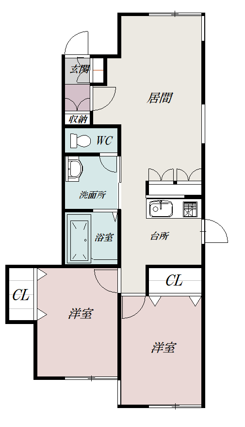 トルナーレ101間取図