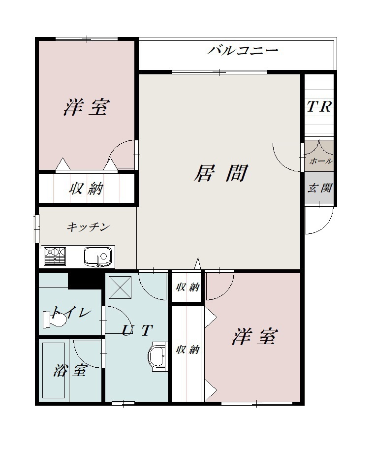 グランデ１６２０１間取図