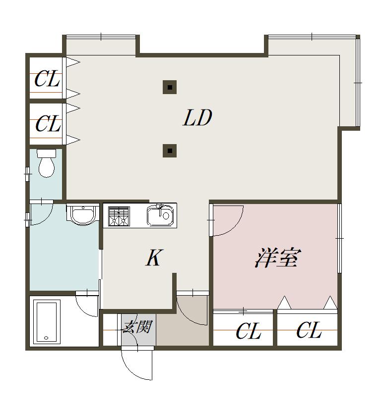 Ｐｒｏｃｅｅｄ201間取図