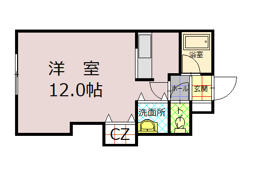 アピアビル日赤前305間取図
