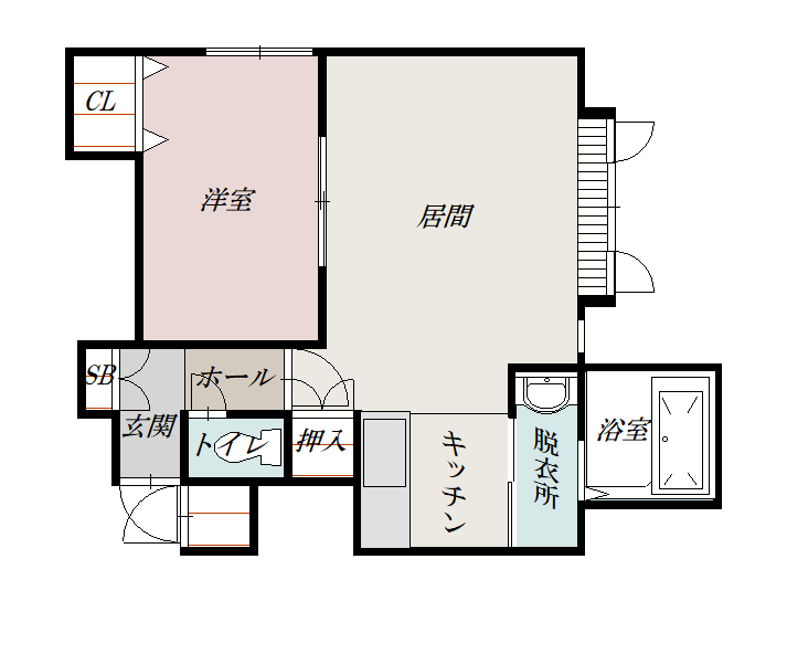 スカイベースＡ１０３間取図