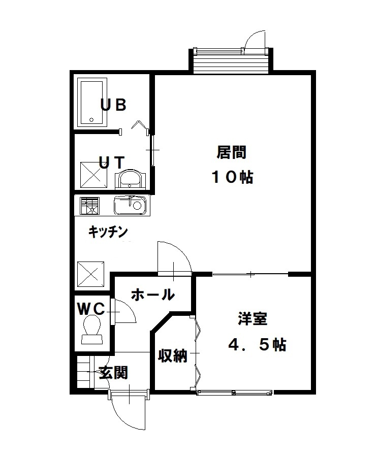 コンフォール・ポピー２０２間取図