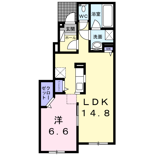 フクケン101間取図