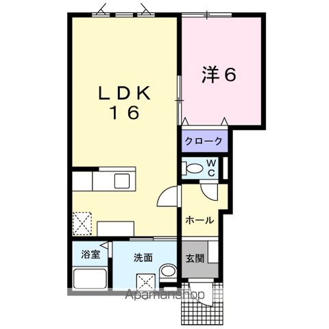 ブローテ101間取図