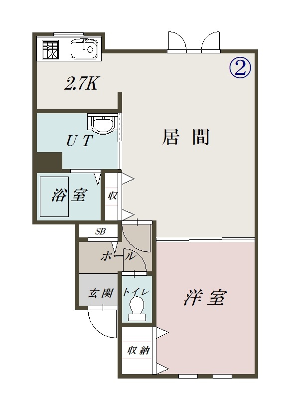 ドリームハウスⅧ１０２間取図