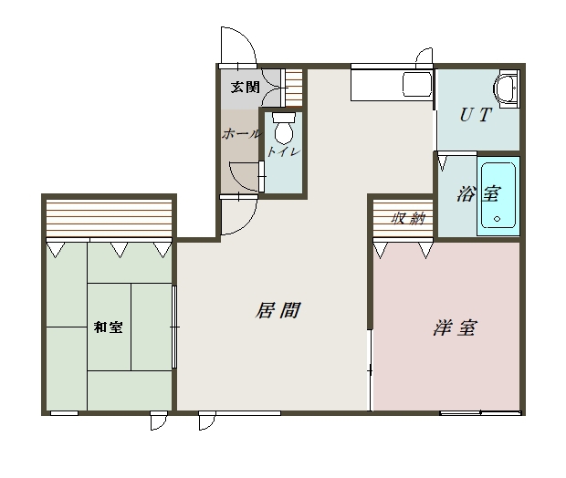 コスモ神居２０１間取図