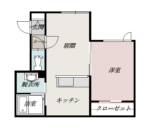 Ｐｅａｃｅ　６２２Ａ１０３間取図