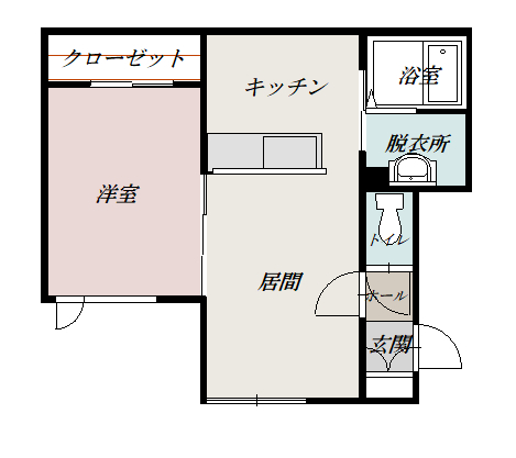 Ｐｅａｃｅ　６２２Ｂ１０１間取図