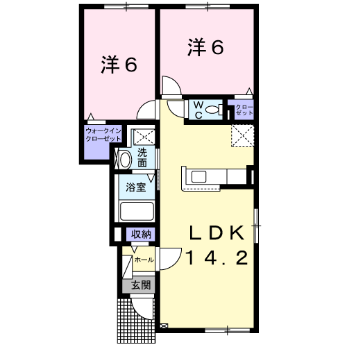 ソルティエラ１０４間取図