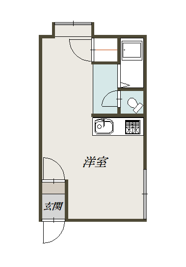 オリス美瑛２０６間取図