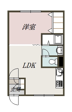 オリス大樹２０６間取図