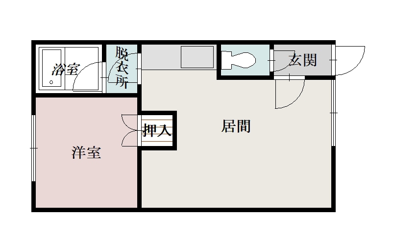 ミドリコーポ101間取図