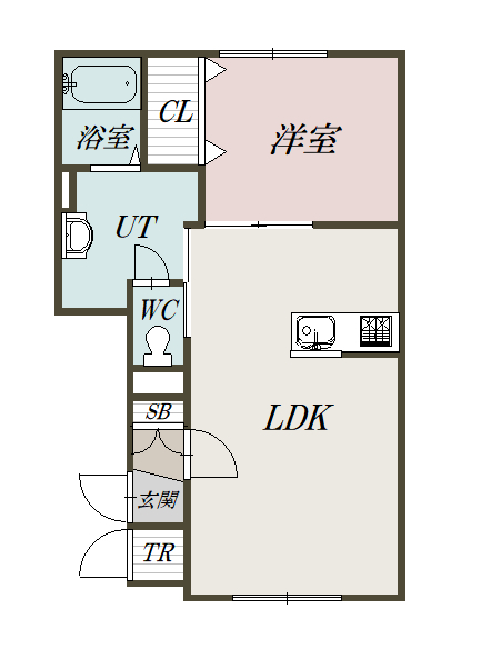 komieⅠ202間取図