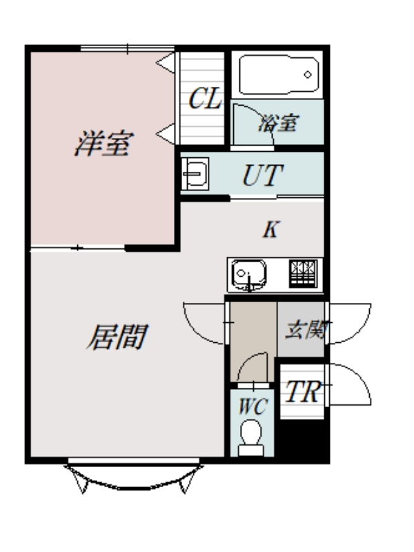 ファミリーテイズＡ203間取図