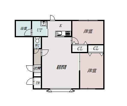 ファミリーテイズＡ105間取図