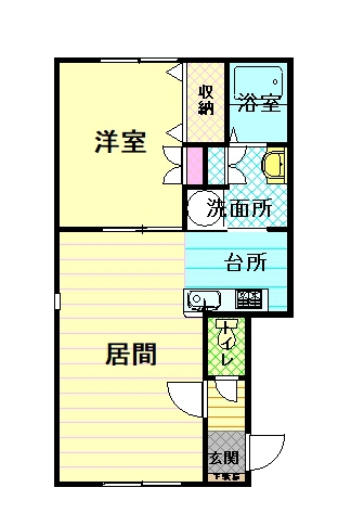 Ｇｒａｃｅ　Ｃｏｕｒｔ１０１間取図