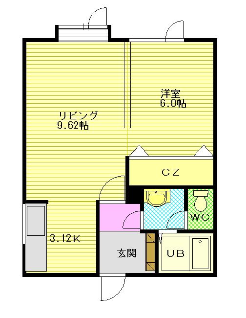 ＨＯＵＳ・ＲＥＰＯＳ１０１間取図