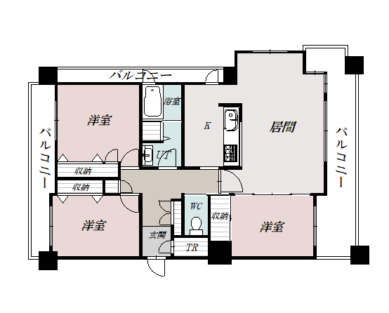 ロジェ宮前９０５間取図