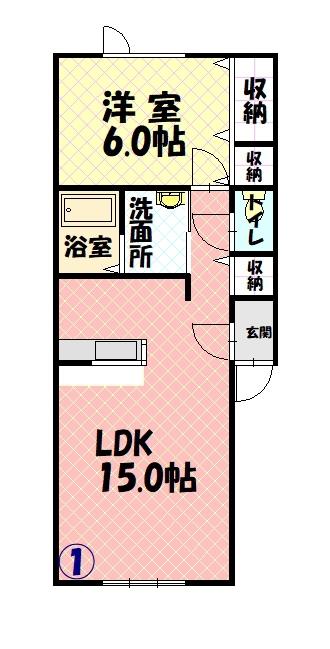 チェルニー２０１間取図