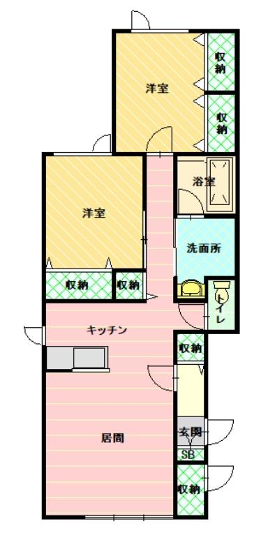 ＭＯＤＥ－Ｓ　Ｂ棟１０１間取図