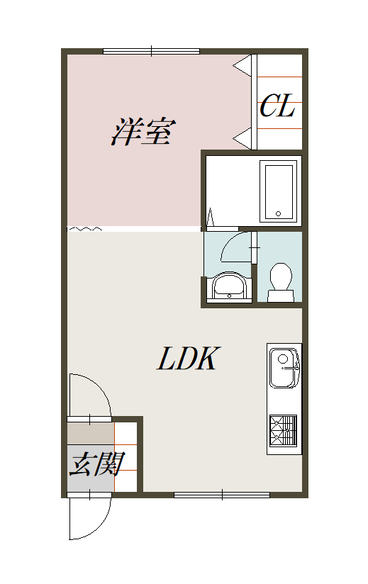 サンライフ錦町Ⅰ２０３間取図