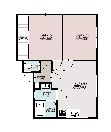 イトーピアハイツＭ５201間取図