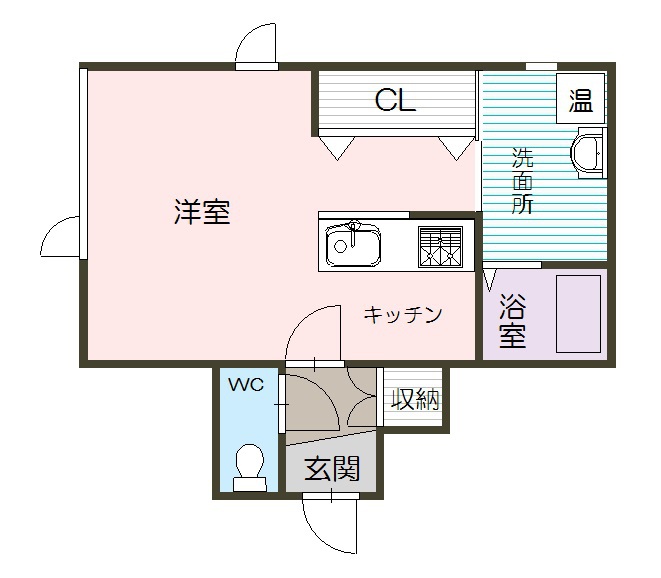 OLIVEⅢ102間取図