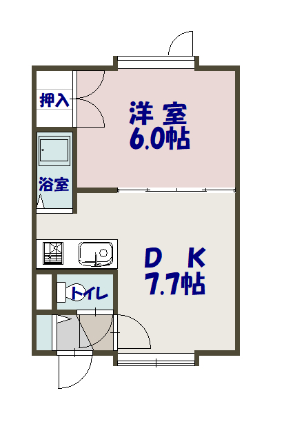 ハイツYOUトピア203間取図