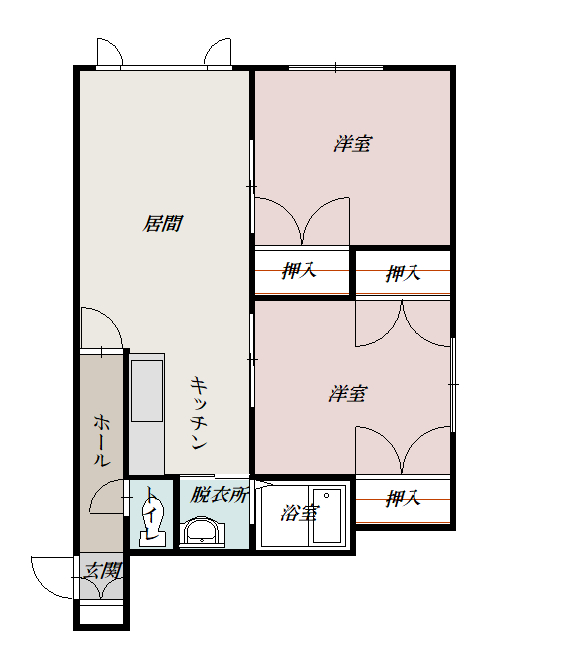 サンシャイン２０２間取図