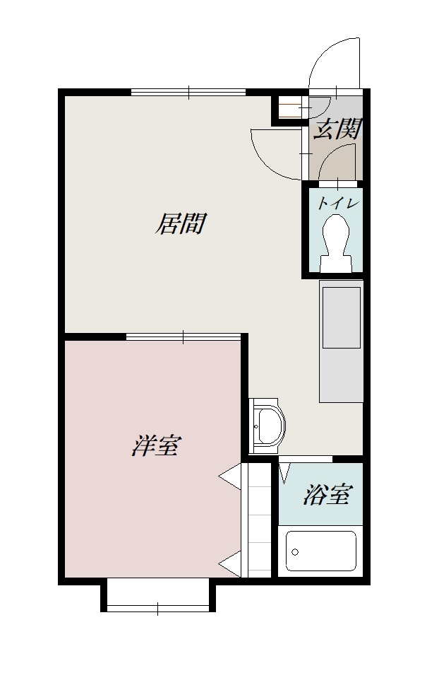 ピュアレジェイス春光１０２間取図