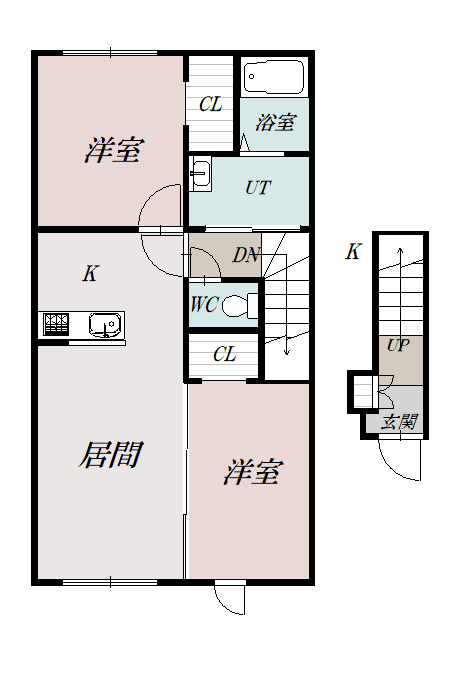 カナールピュアα２０１間取図