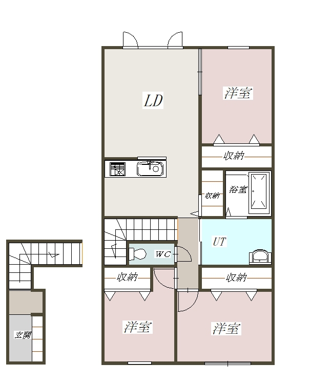 Buena Vista(ブエナビスタ)202間取図